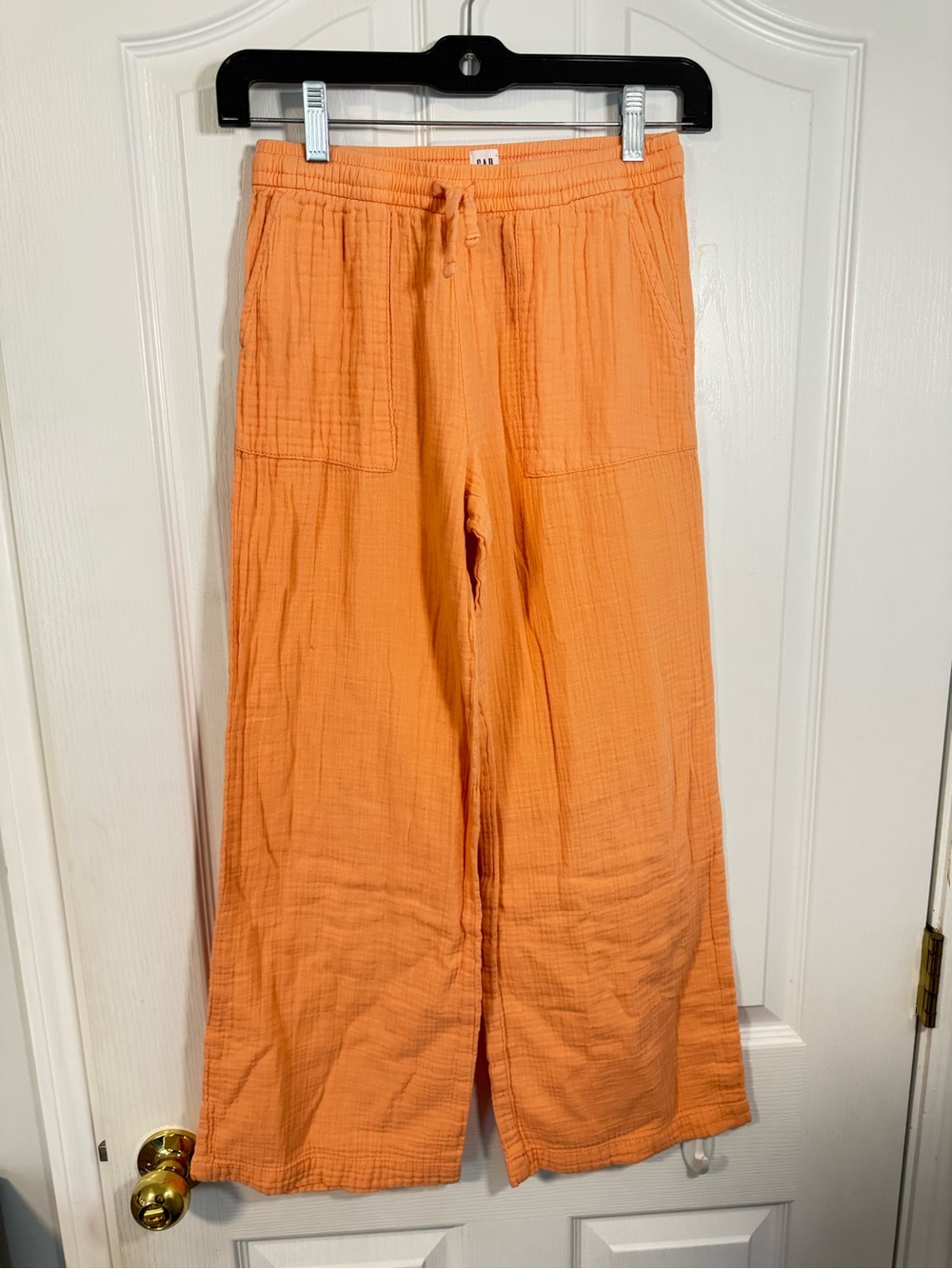 GAP Kids Peach Elastic-Waist Pants 100% Cotton Size 12